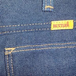 Never Worn Vintage 70s Rustler Jeans 33x30